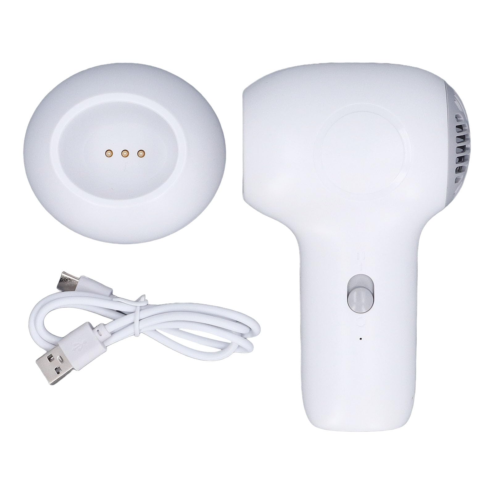 Secador de pelo inalámbrico para bebés, 2 velocidades, 7,4 V, temperatura constante, suave, silencioso, portátil, para bebés y niños pequeños.
