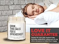 Vista 7 de Vela contable 9oz OOOH, Esto llama, Oficina Contabilidad Asesor Financiero Colegas Analista Impuesto CPA Hoja de cálculo Auditor Contable