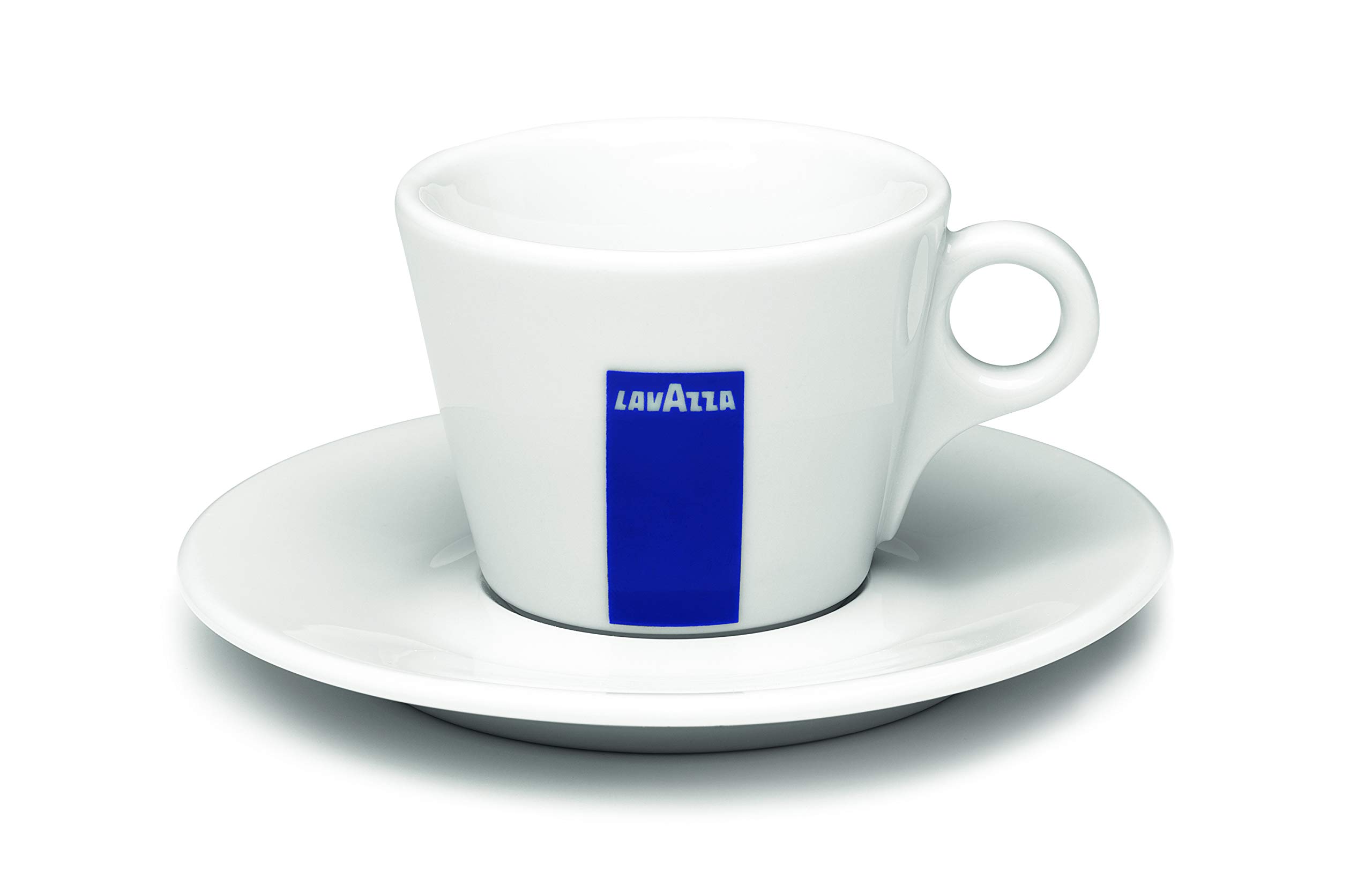 LAVAZZA - Lavazza Cappuccino Tassen 160 ml – Set mit 6 Tassen aus Porzellan, ohne Untertassen