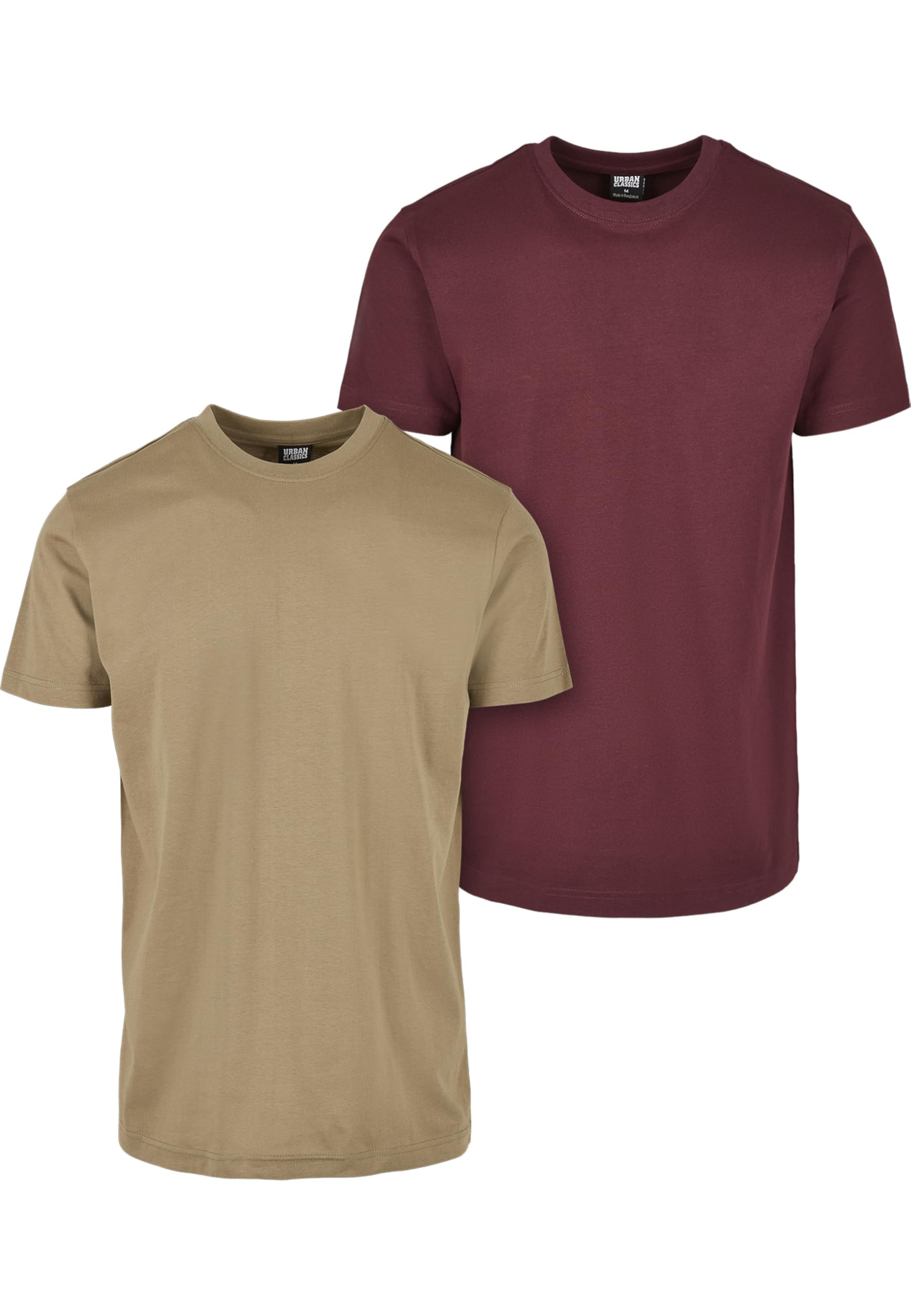 Urban Classics Men's Vert T-Shirts Basic (X2)