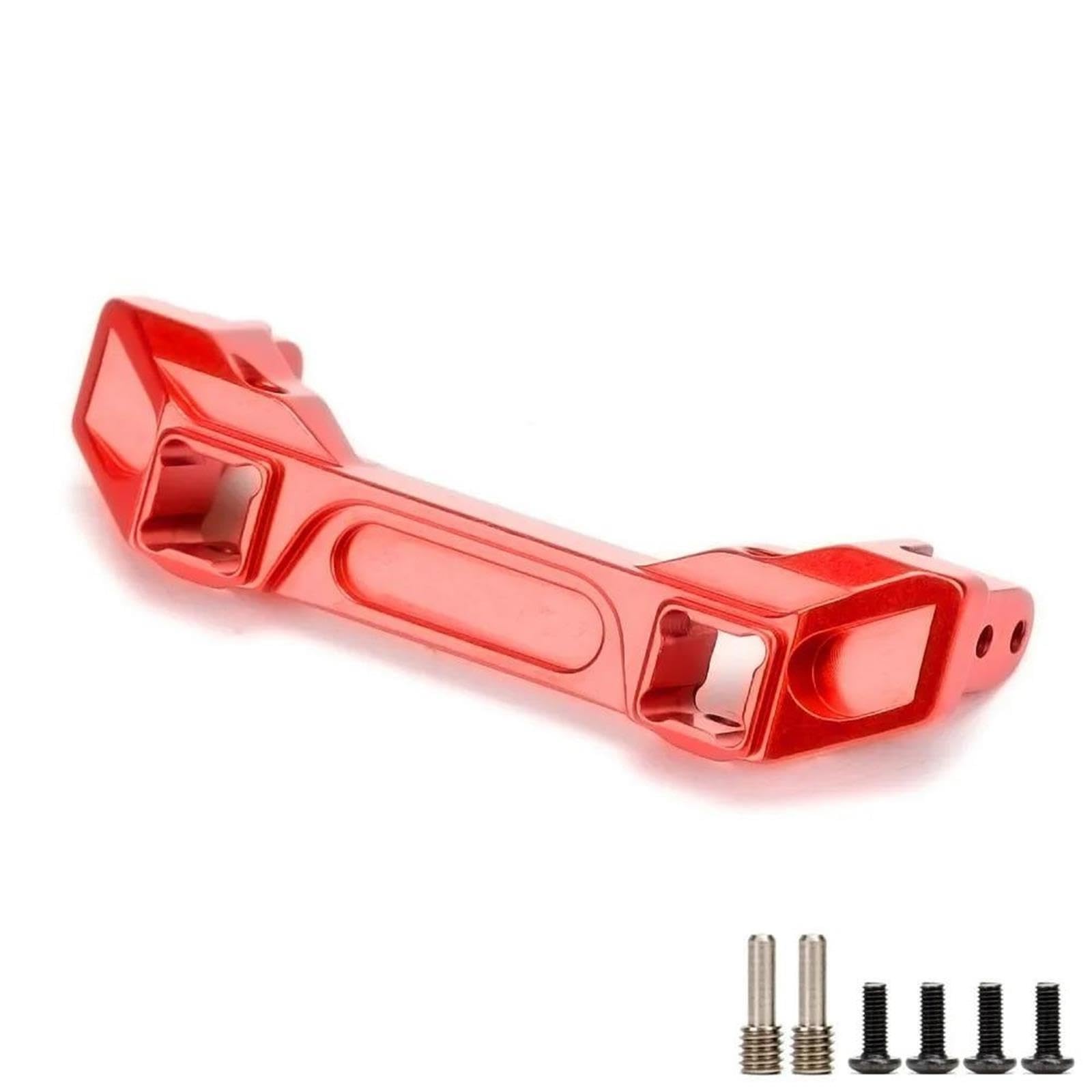 Zastąpiony 8237 2 szt. Aluminium Przedni Tylny Zderzak Mounts for RC Części samochodowe 1/10 do Tr-Axxas TRX4(Czarny 2 szt.)