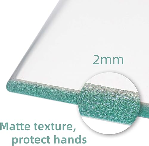 Miniatura 2 de Muzilife Juego de platos de vela de espejo cuadrado de 10 pulgadas, bandejas de espejo de 0.079 in de grosor, caja de 12 platos de vela de vidrio