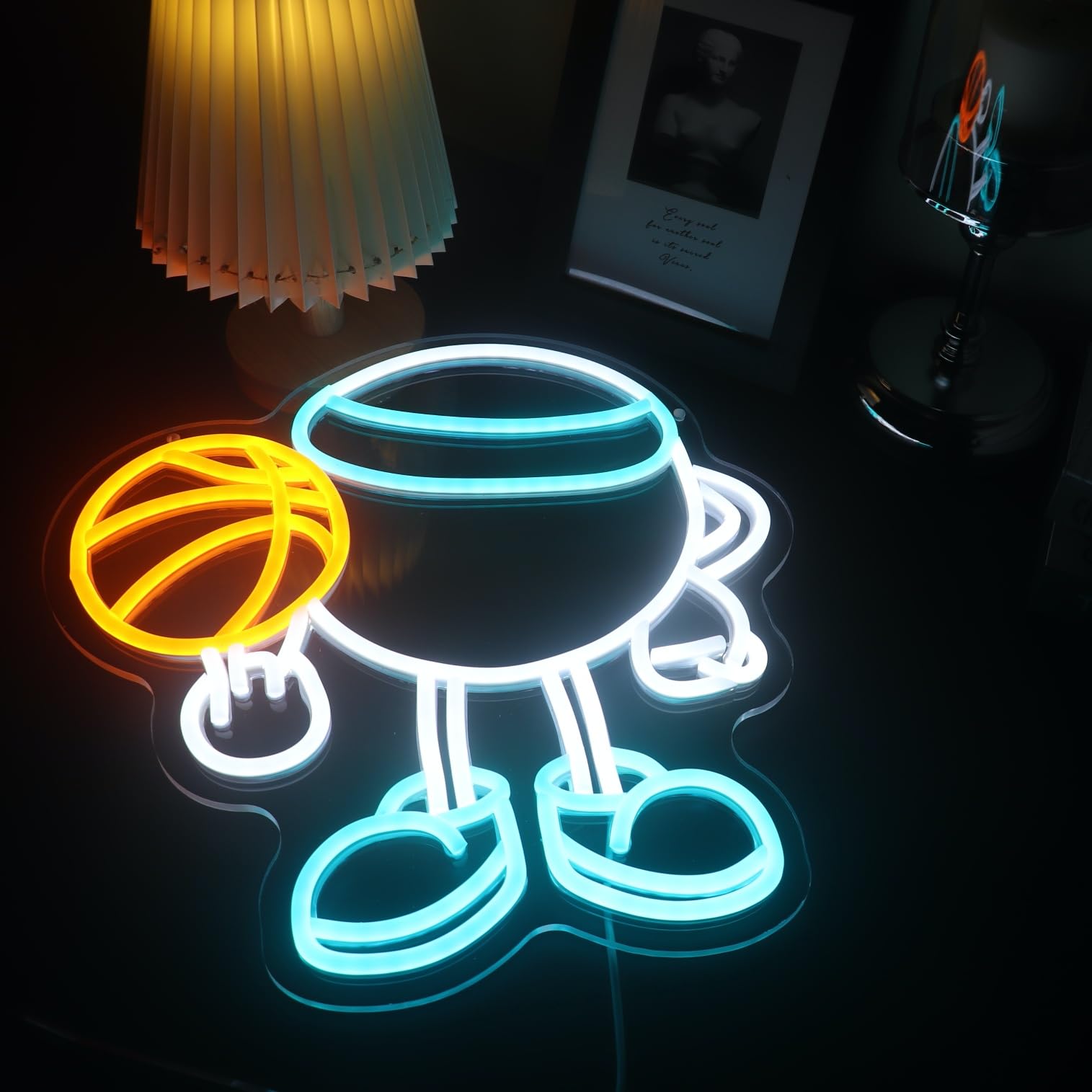 Amazon.co.jp: バスケットボールボーイプレーヤーLEDサイン