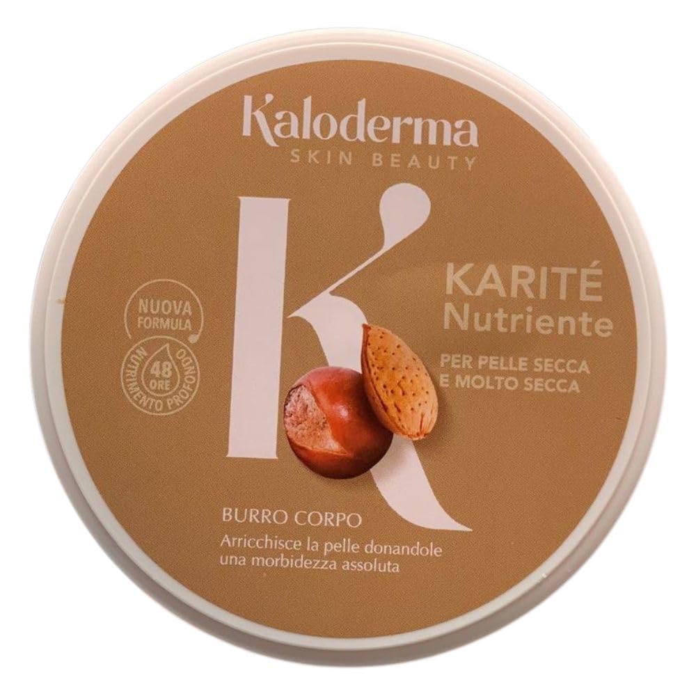 2X Burro Corpo Nutriente Karité, per Pelle Secca e Molto Secca, 300ml