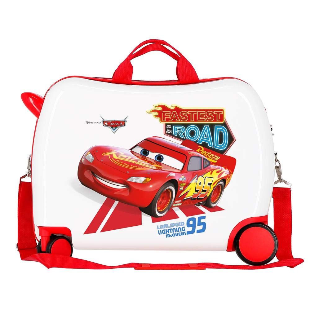 Disney Cars Good Mood Valise Enfant Multicolore 50x38x20 cms Rigide ABS Serrure à combinaison 34L 2,1Kgs 4 roues Bagage à main