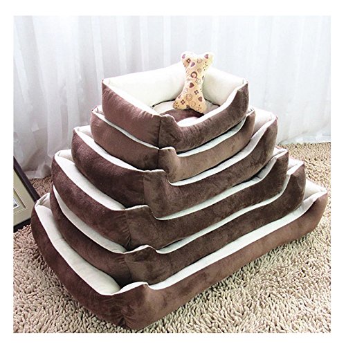 Buy Generic BLUCK, M Pet Dog Bed Warming Dog House Soft Material Pet