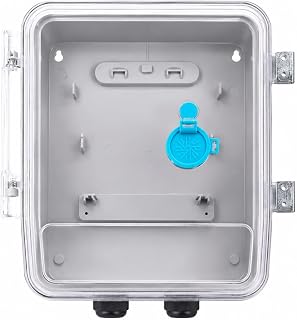 Polycarbonate Transparent Singal Phase Meter Box Weatherproof Enclosure Energy Meter Box for Outdoor and Indoor Use