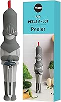 OTOTO Sir Peels A-Lot Medieval Knight Swivel Vegetable Peeler - Fun Potato Fruit Veggie Peeler, Cute Kitchen Gadgets & Gifts
