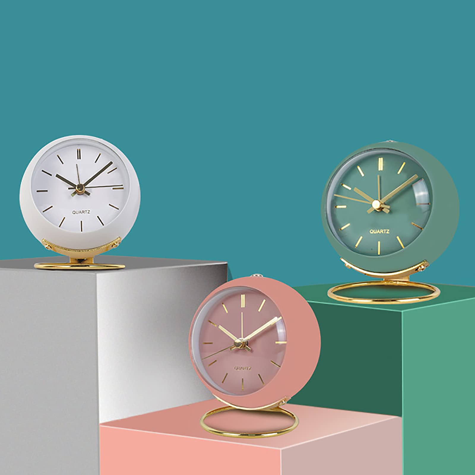 Amazon.co.jp: 目覚まし時計 クロック 電池式 置き時計 光 めざまし