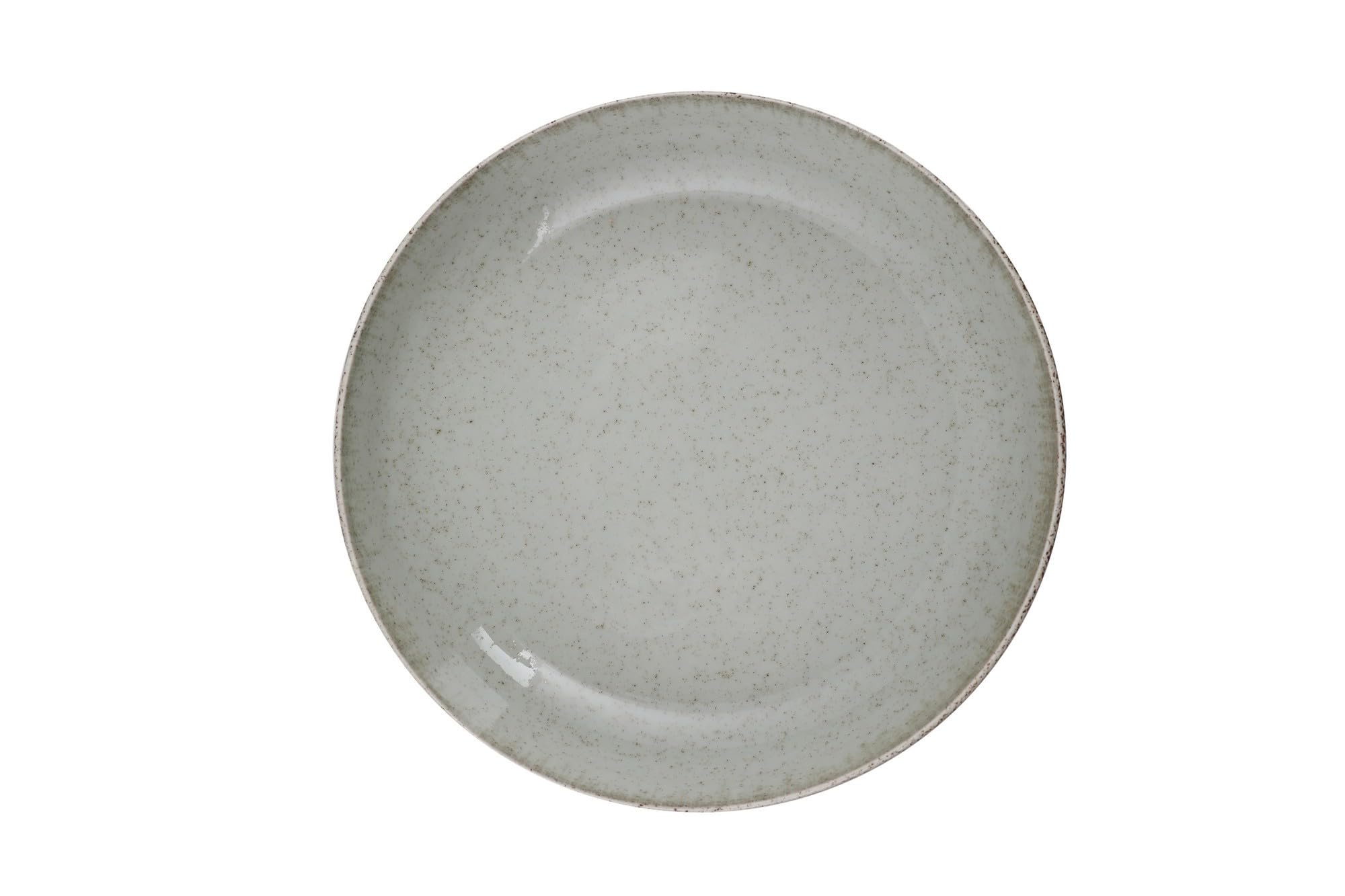 Elegancki 18-częściowy zestaw obiadowy, 100% porcelana, zielony, w zestawie talerze serwisowe (27 cm), talerze obiadowe (20 cm), talerze deserowe (19 cm), do mycia w zmywarce i sejf do kuchenki