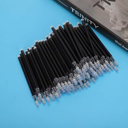 Miniatura 5 de 100 bolígrafos borrables por calor, 100 unidades, bolígrafos de marcado de tela, juego de rotuladores de tela para acolchar de tela, costura,