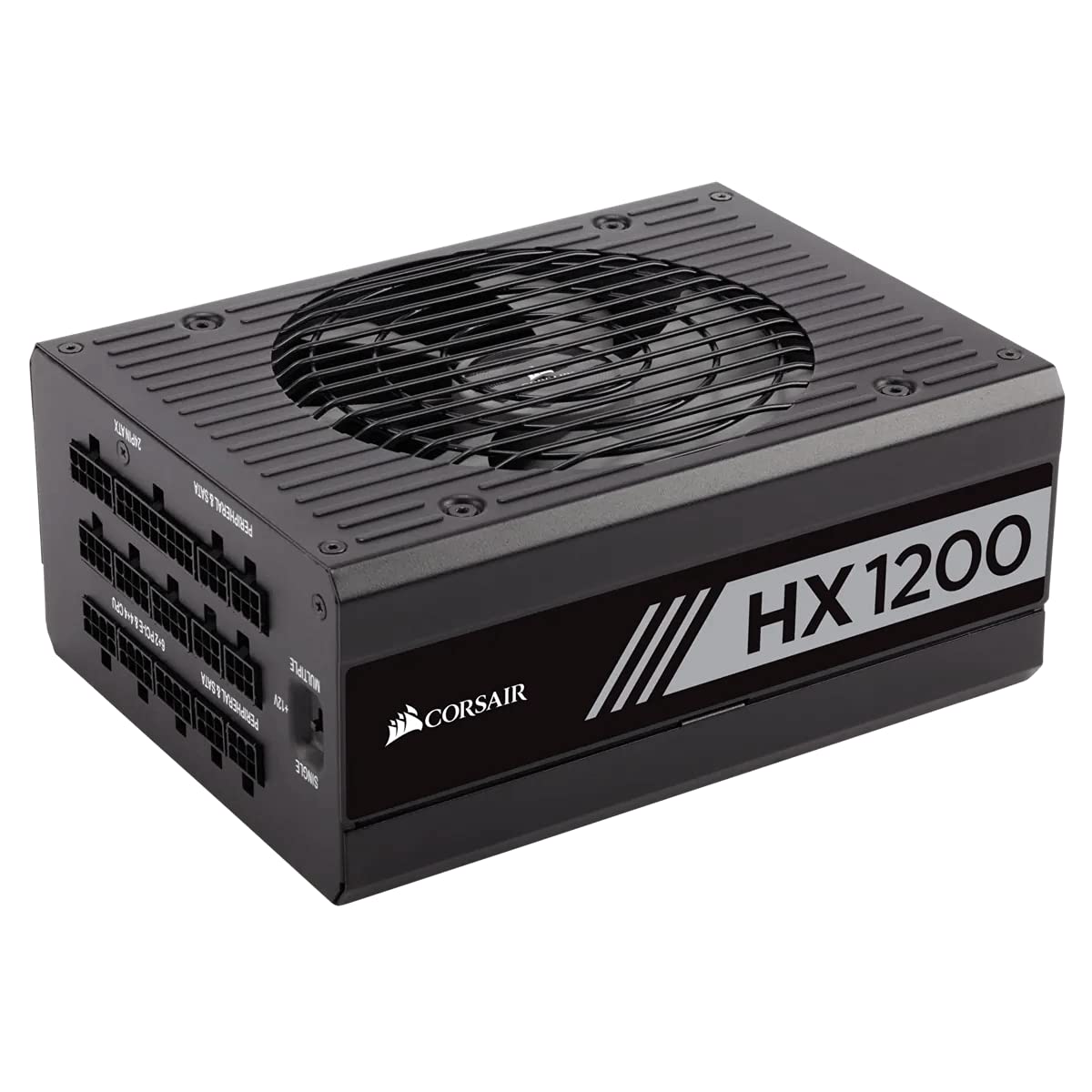 Corsair HX1200 PC Power Supply (Fully Modular Cable Management, 80 Plus Platinum, 1200 Watt, EU), Black, CP-9020140-EU