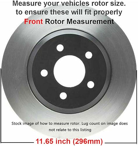 Miniatura 2 de Detroit Axle - Kit de frenos para Chevrolet Malibu HHR Pontiac G5 G6 Saturn Aura Rotores de freno de disco perforados y ranurados Pastillas de freno