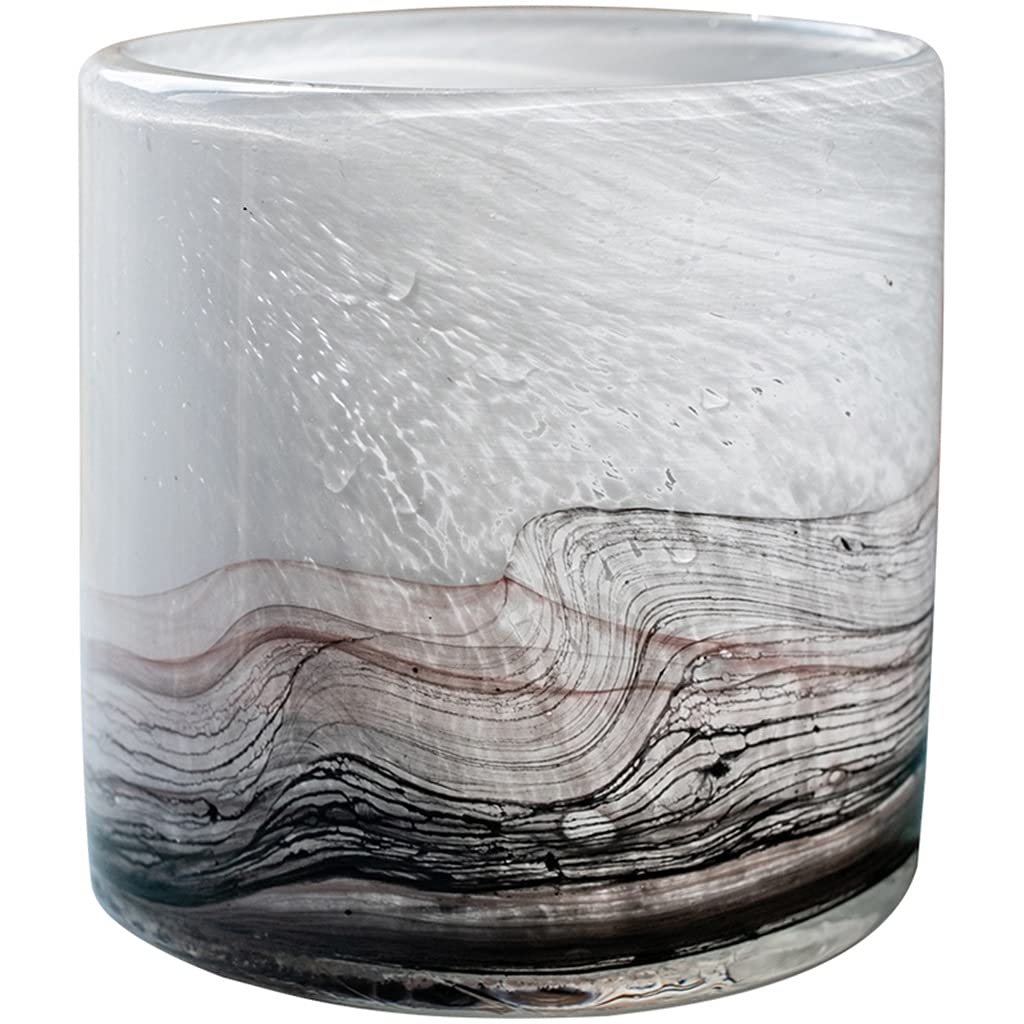 Vase en verre artistique fait main pour sublimer une decoration de salon chic