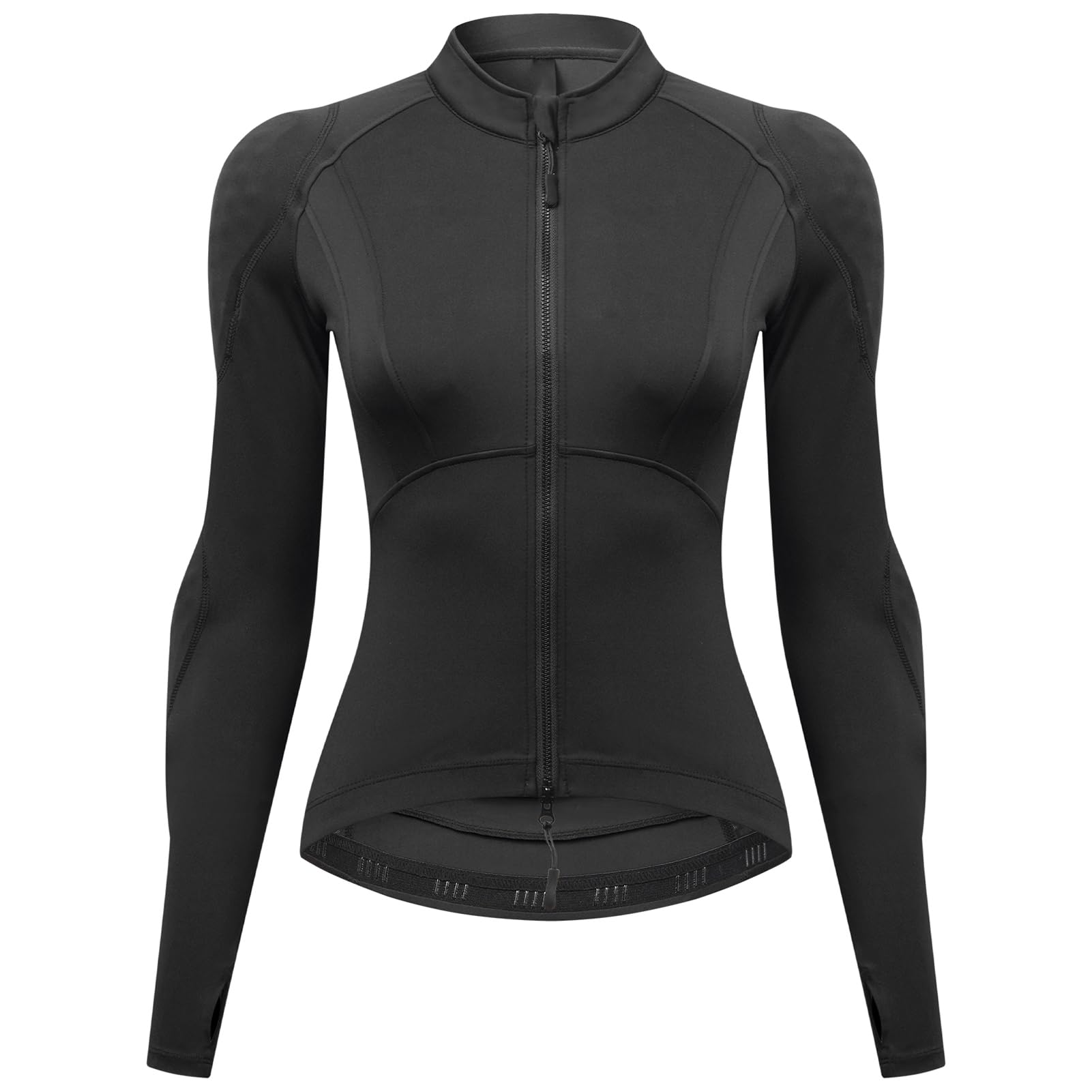 Domary Damen-Mesh-Jacke, Gepolstertes Motorrad-Shirt, Sommer, Weiche Rüstung, Sport-Schutzausrüstung, Hochelastischer Yoga-Stoff, Reflektierende Streifen, Atmungsaktiv, Dehnbar, für