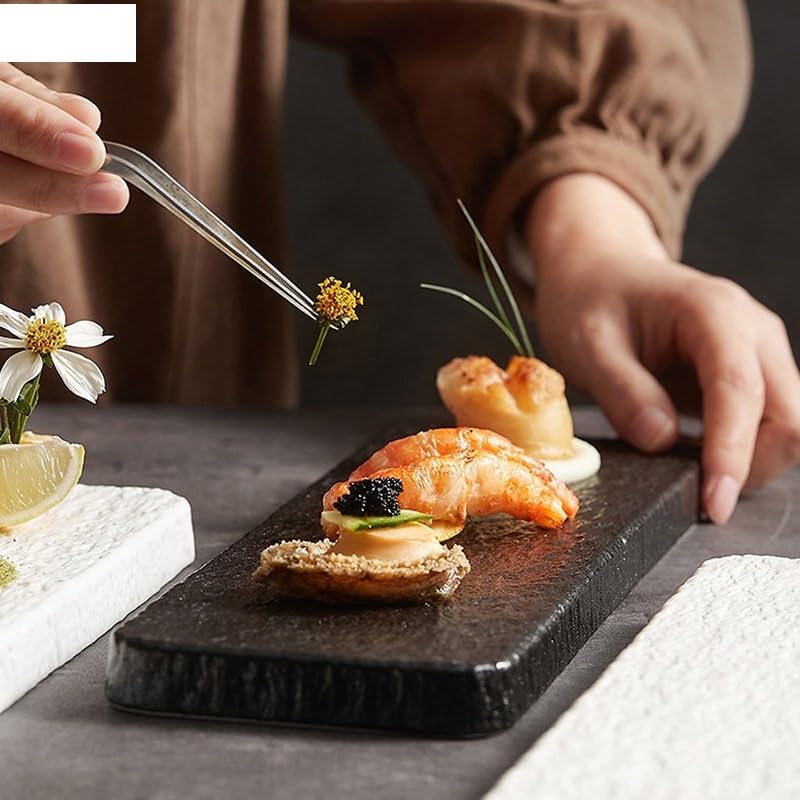 Lucky Rabbit Potteryのサーモンディナープレート Ruyi Rabbit Dish, LIULI LIVING Tableware, Amber – LIULI