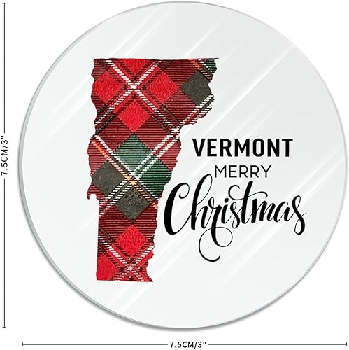 Miniatura 10 de Christmas Acrylic Ornament Vermont State Christmas Hanging Ornaments Traveller State Pride Winter Decorative Housewarming Gifts Xmas Couple Home