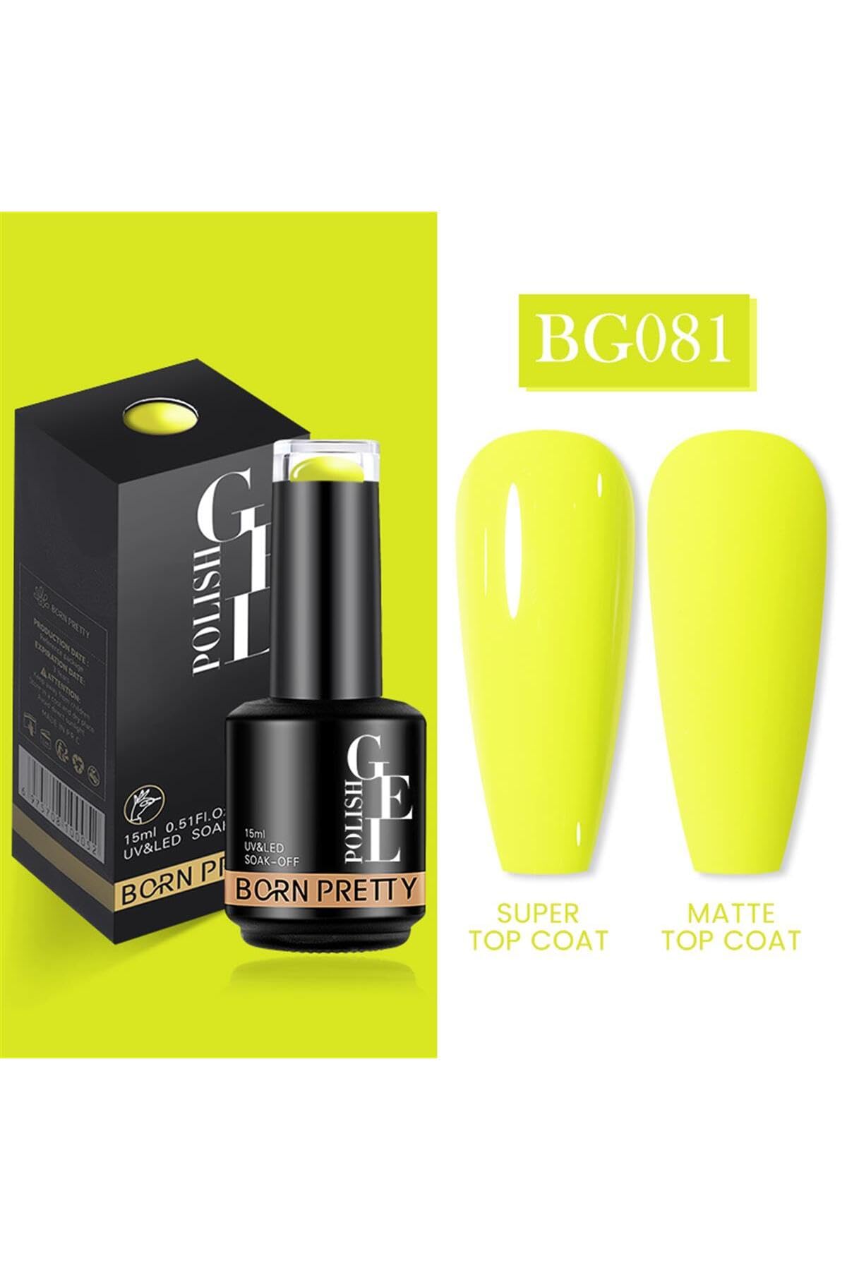 Born Pretty 15 Ml Kalıcı Oje Bg081 (55933) 3231