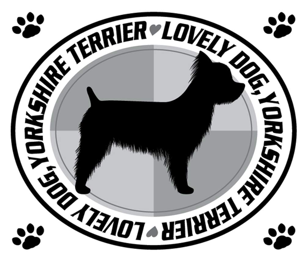 Amazon | 【Mサイズ】デザイン表札ウッドマン 犬 ステッカー ラブリー