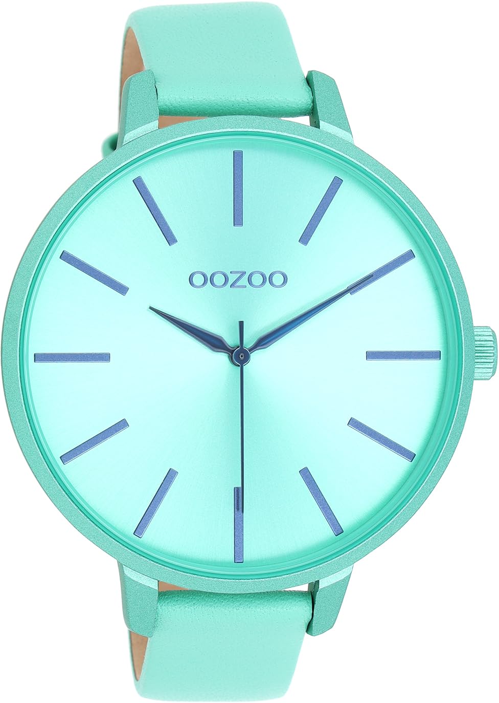 Oozoo Timepieces Damen Uhr - Armbanduhr Damen mit Lederarmband | Hochwertige Uhr für Frauen - Edle Analog Damenuhr in rund