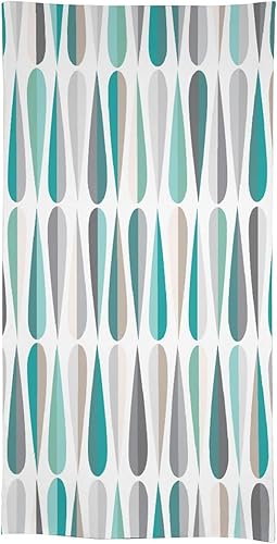 Miniatura 738 de Mantel floral hippie, diseño retro de los años 70, naranja, rosa, azul, floral, bohemio, estampado estético de margaritas, para fiesta, picnic