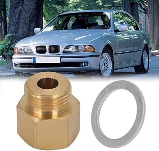 AUTOVIC 8090 Carburetor Inlet Fitting with Washer Brass for Edelbrock Carburetor