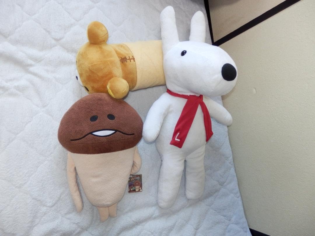 ❤️特大❤ぬいぐるみセット★リサ Lサイズ★リラックマ枕★なめこ★タグ付き 特大ぬいぐるみセットリサ Lサイズリラックマ枕なめこタグ付き