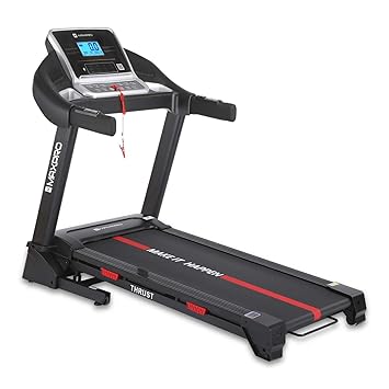 WELCARE Maxpro Thrust | 6HP Peak DC Motor Auto Incline Treadmill |15 Level Auto Incline| Max.Speed 16Km/H, LCD Display, Foldable Motorized Home Use Treadmill For130Kgs User Weight (PTA550IDC)