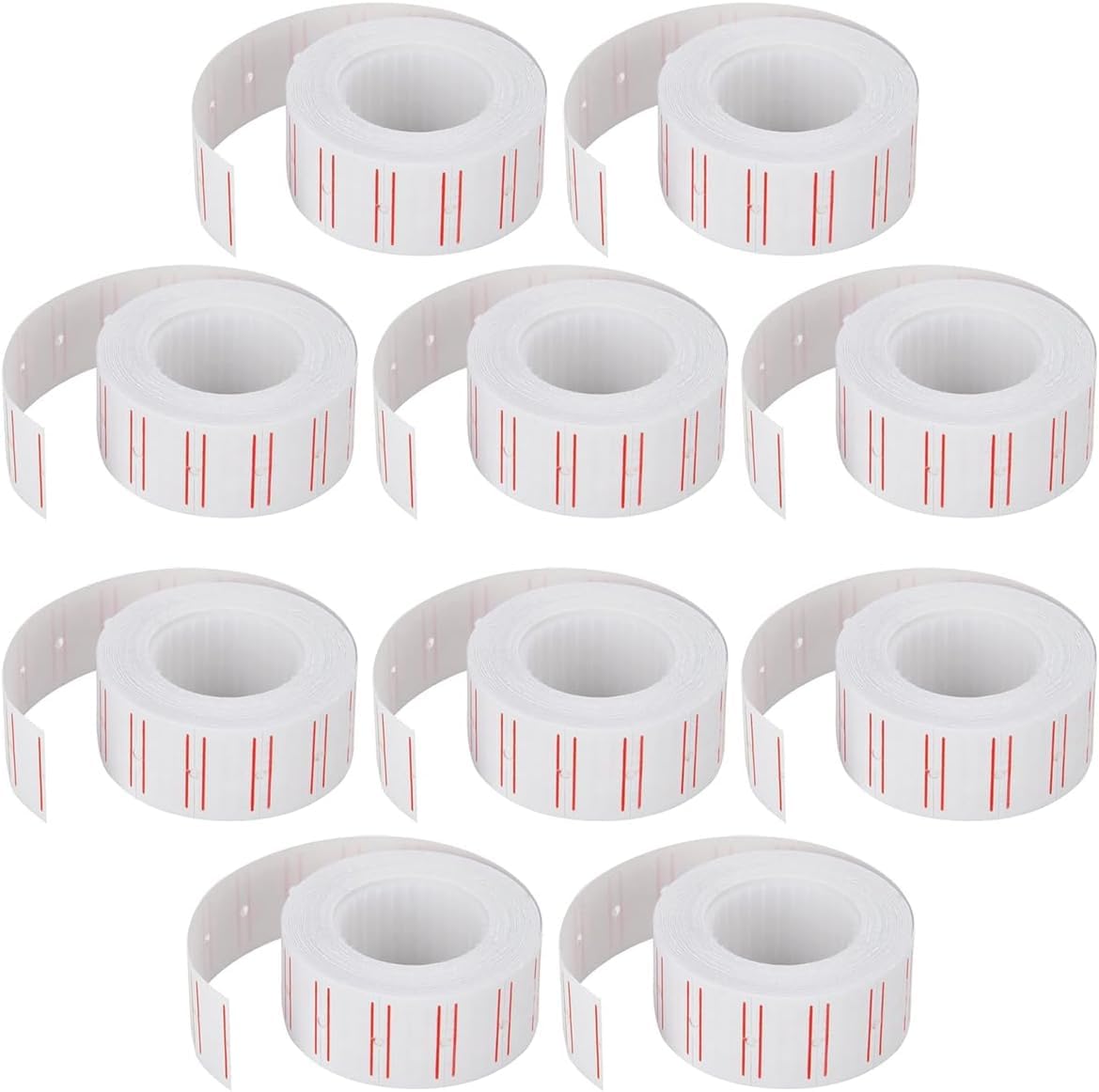 SAMVARDHAN Price Labels Paper Tag Mark Sticker for MX-5500 Price Gun Labeller, 10 Rolls