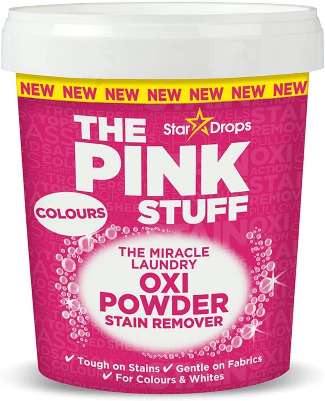 Stardrops The Pink Stuff The Miracle Laundry Oxi Powder