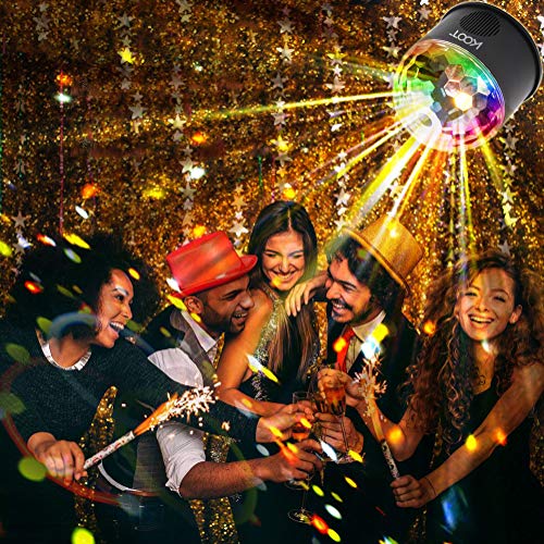 KOOT Disco Lights Bluetooth Speaker Sound Activated Party Light with Remote Control LED DJ Strobe Bar Club Stage Dance Light for Kid Room Party Wedding Birthday - Thumbnail 7