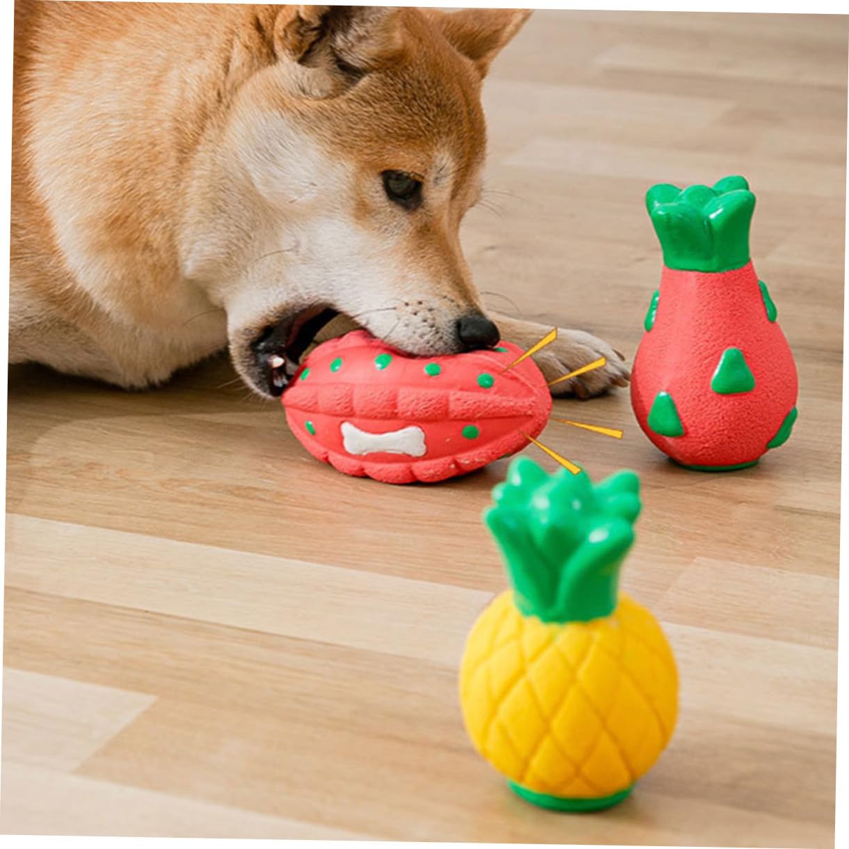 Didiseaon 5 Pièces Jouet pour Chien Balles pour Chiens Jouet pour Animaux De Compagnie Jouet À Mâcher Agressif Jouets À Mâcher pour Chien Doggiejuana Aller Jouer Jouets De