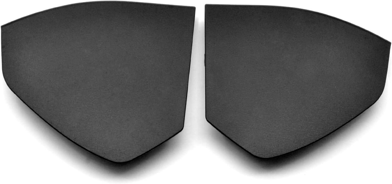 1 Pair Interior Door Panel Trim Cover Shells Left Right Fit For Mercedes Benz W211 E-Class E320 2003-2009,E350 2006-2009,E550 2007-2009,E55 AMG E500 2003-2006,E63 AMG 2007-2009 (Black)