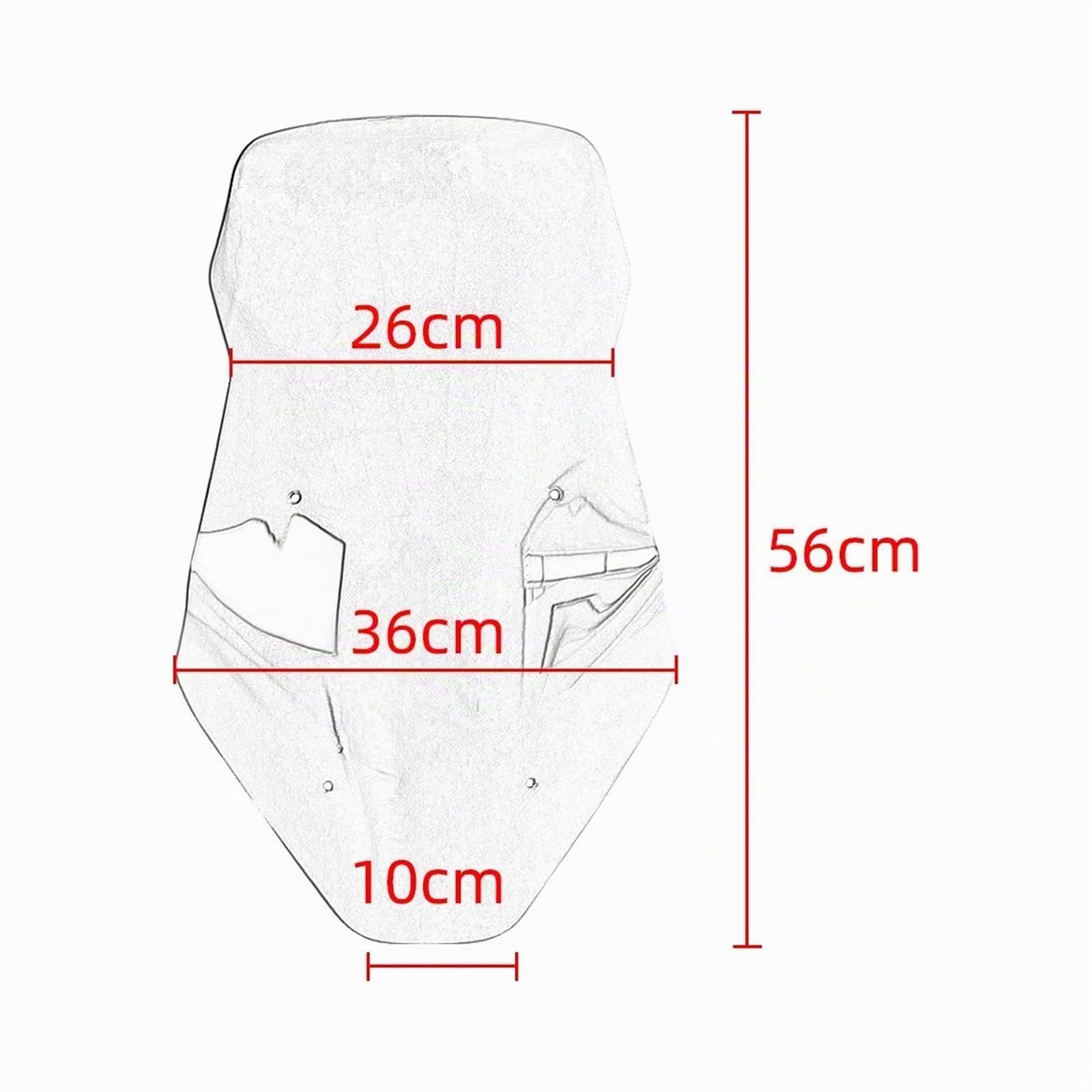 Cúpula Touring Para Zontes 368G 368 G 368-G 368g Deflector De Parabrisas Delantero Accesorios Para Motocicleta Sport Touring Visera Parabrisas Carenabrisa Transparente