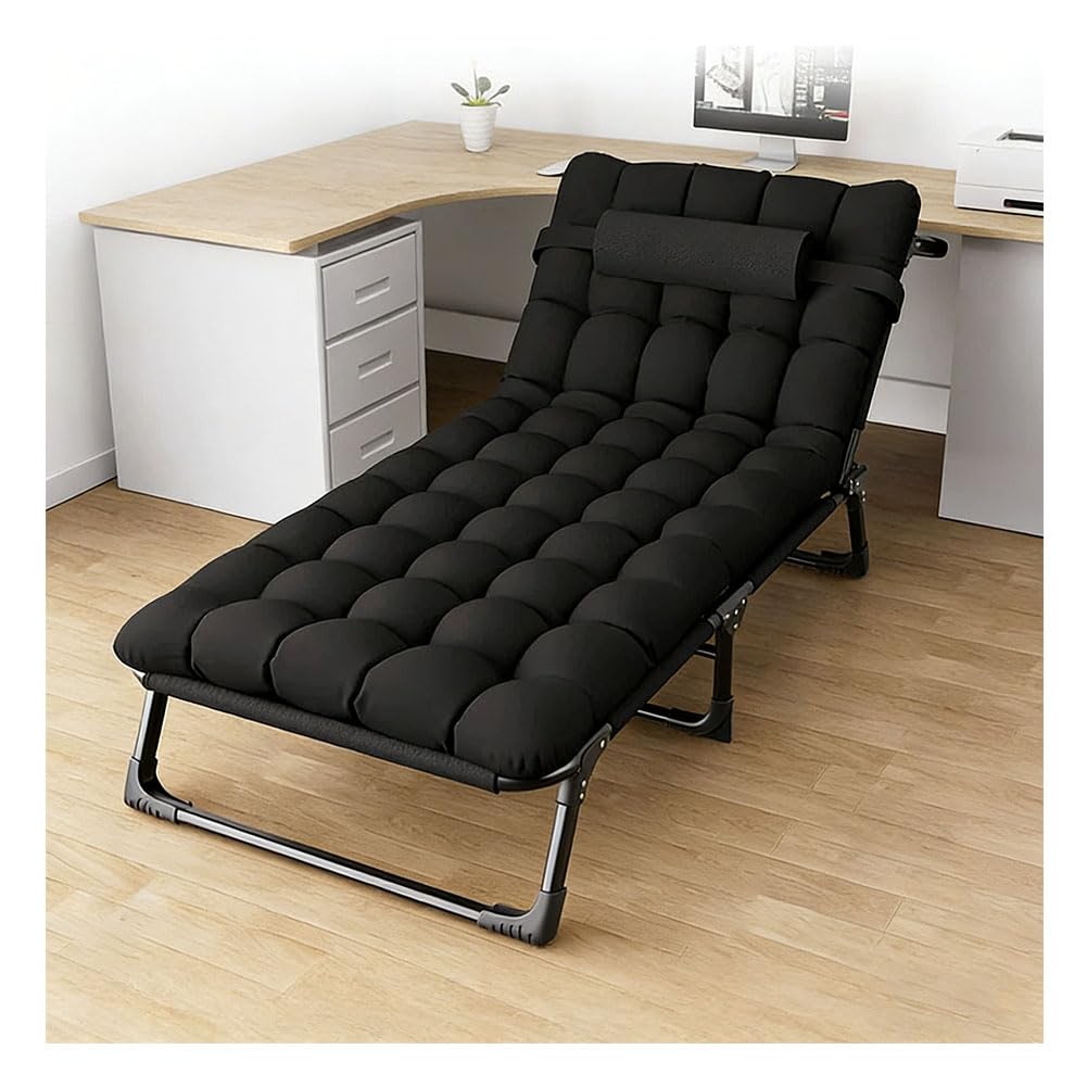 Feldbett Klappbar, Feldbett Campingbett Klappbar Feldbett mit Matratze Klappbett Gästebett Klappbett mit Matratze 190x75cm