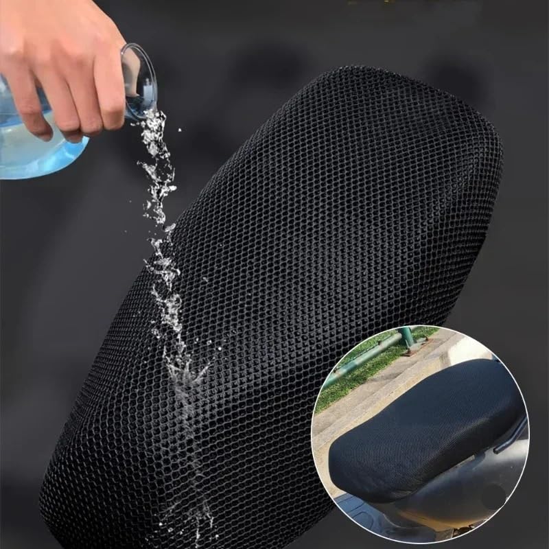 Cojín asiento de motocicleta antitérmico FA con malla ventilada 3D para evitar el calor 4