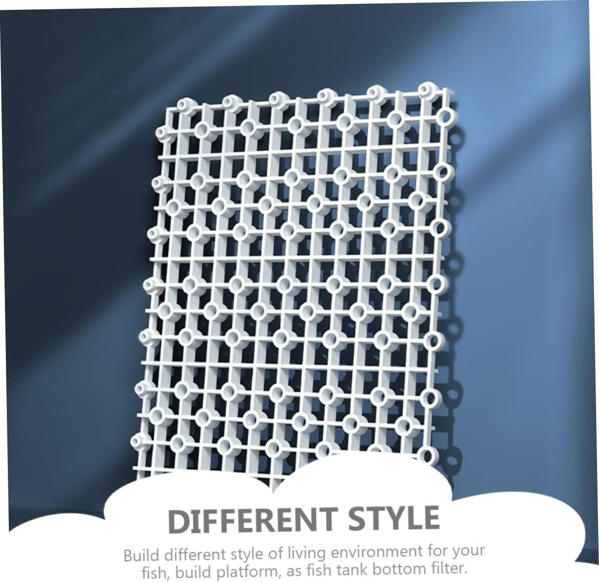 1set Aquarium Divider Fish Tank Bottom Plate Isolation Grid for Fish Separation Easy Installation for Projects