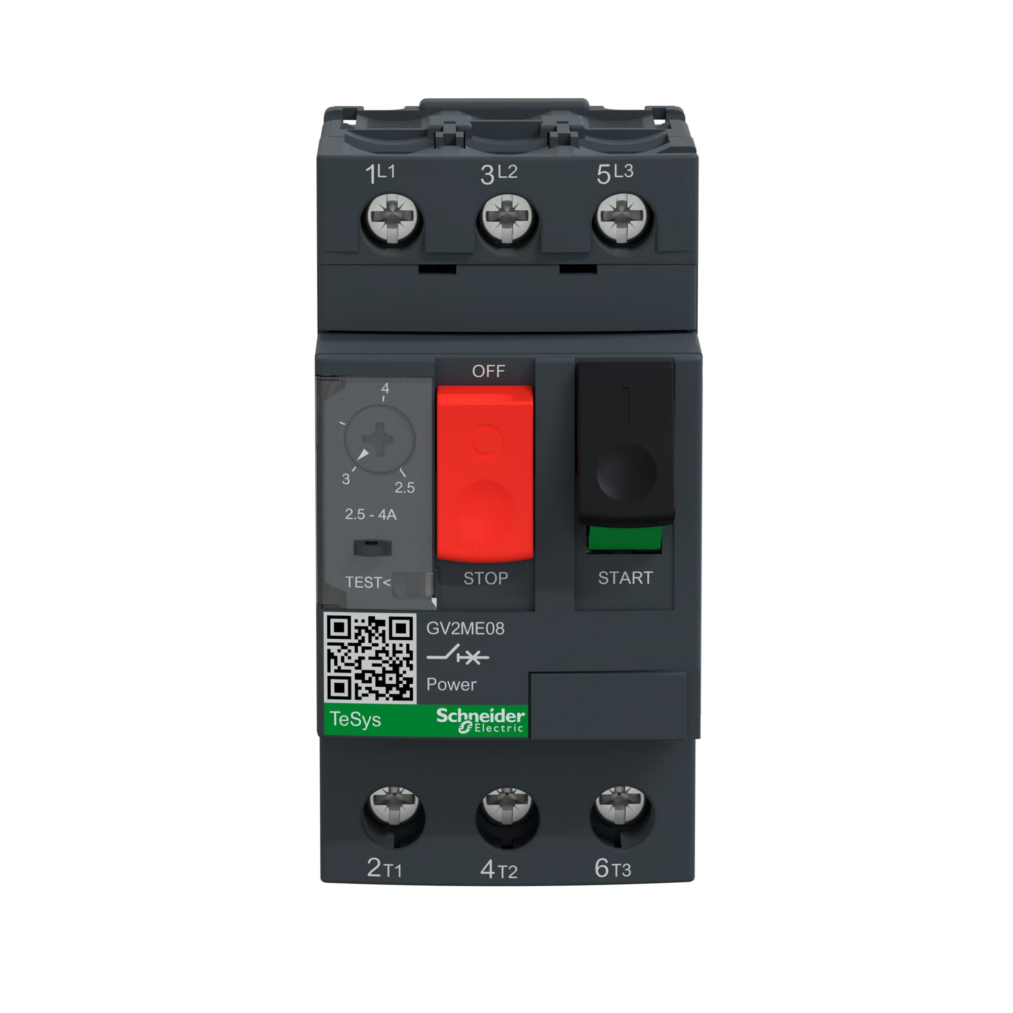 Schneider Electric GV2ME08 Disyuntor Magnetotérmico 2,5-4 A Conexión Por Tornillo