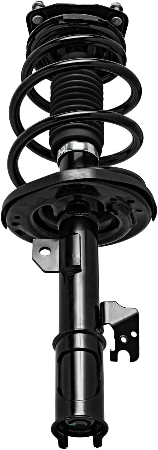 Detroit Axle - FWD Front Right Passenger Side Strut w/Coil Spring Assembly Replacement for 2011 2012 2013 2014 Toyota Sienna