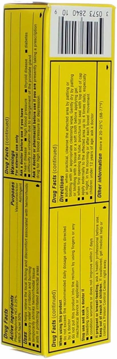 Preparation H Cooling Gel 0.90 oz (Pack of 6)