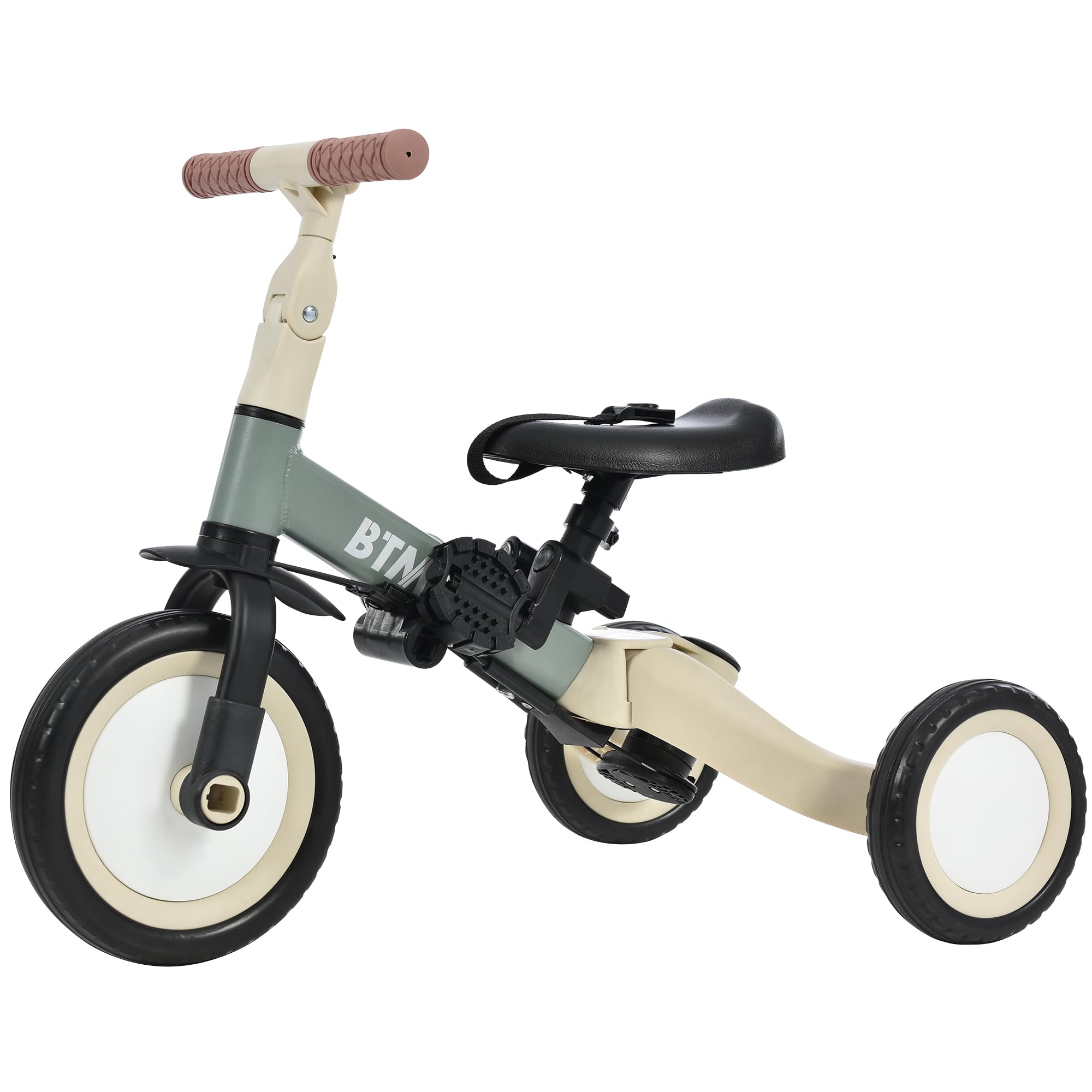 Amazon.co.jp: 三輪車 1歳-5歳用 一台4役 | 手押し棒付き かじとり機能