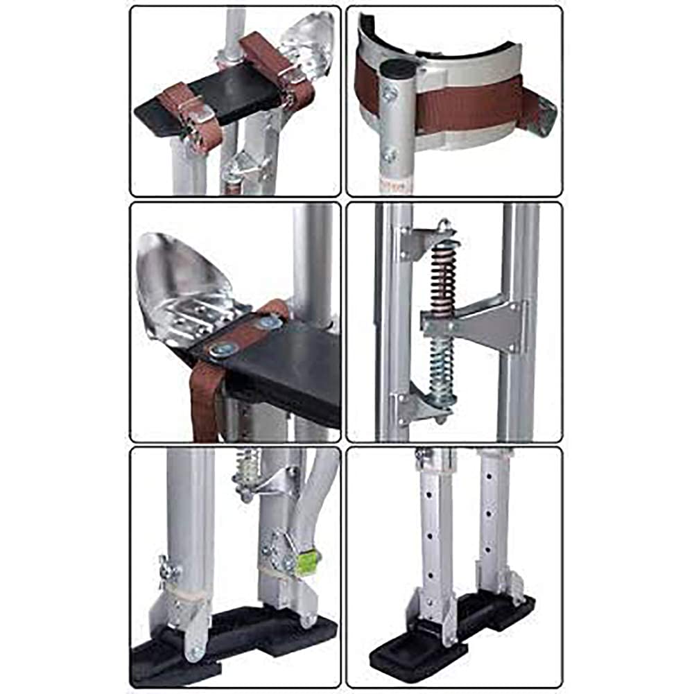 Szczudła dekoratorskie Regulowane aluminiowe szczudła do płyt gipsowo-kartonowych Szczudła laboratoryjne do malowania Taśmowanie Czyszczenie Wykańczanie sufitów 24"- 40"