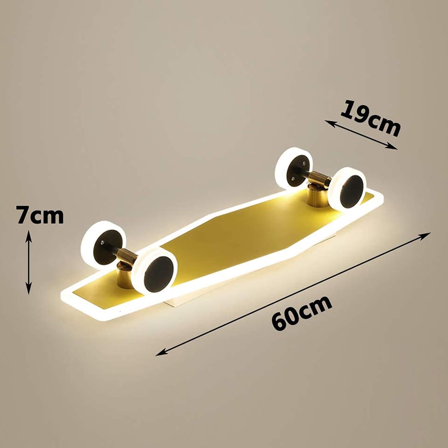 Cheap LED Ceiling Light 32W 2240Lm Creative Skateboard Ceiling Lamp 6000K Boy Girl Bedroom Metal Ceiling Lighting for Kids Room Playroom Hallway Garage ,A Special LED Ceiling Light 32W 2240Lm Creative Skateboard Ceiling Lamp 6000K Boy Girl Bedroom Metal Ceiling Lighting for Kids Room Playroom Hallway Garage ,A