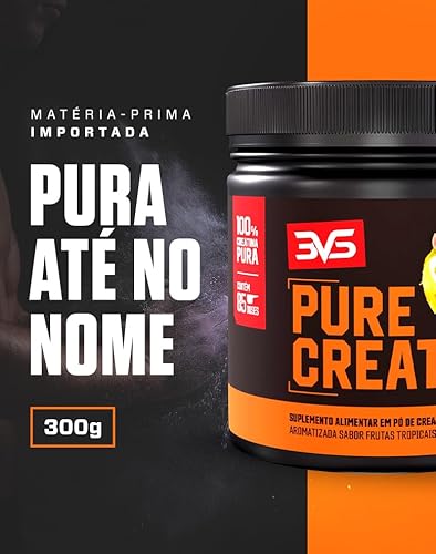 Creatina Monohidrata 3VS Nutrition - Aumenta ATP (Energia muscular) - Desenvolve musculatura - Aumen