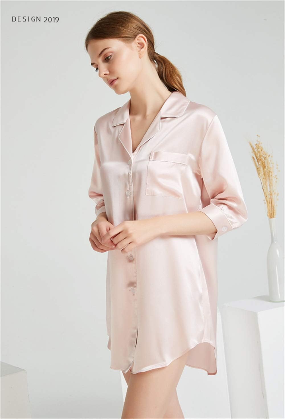 Silk nightshirt ladies Clearance
