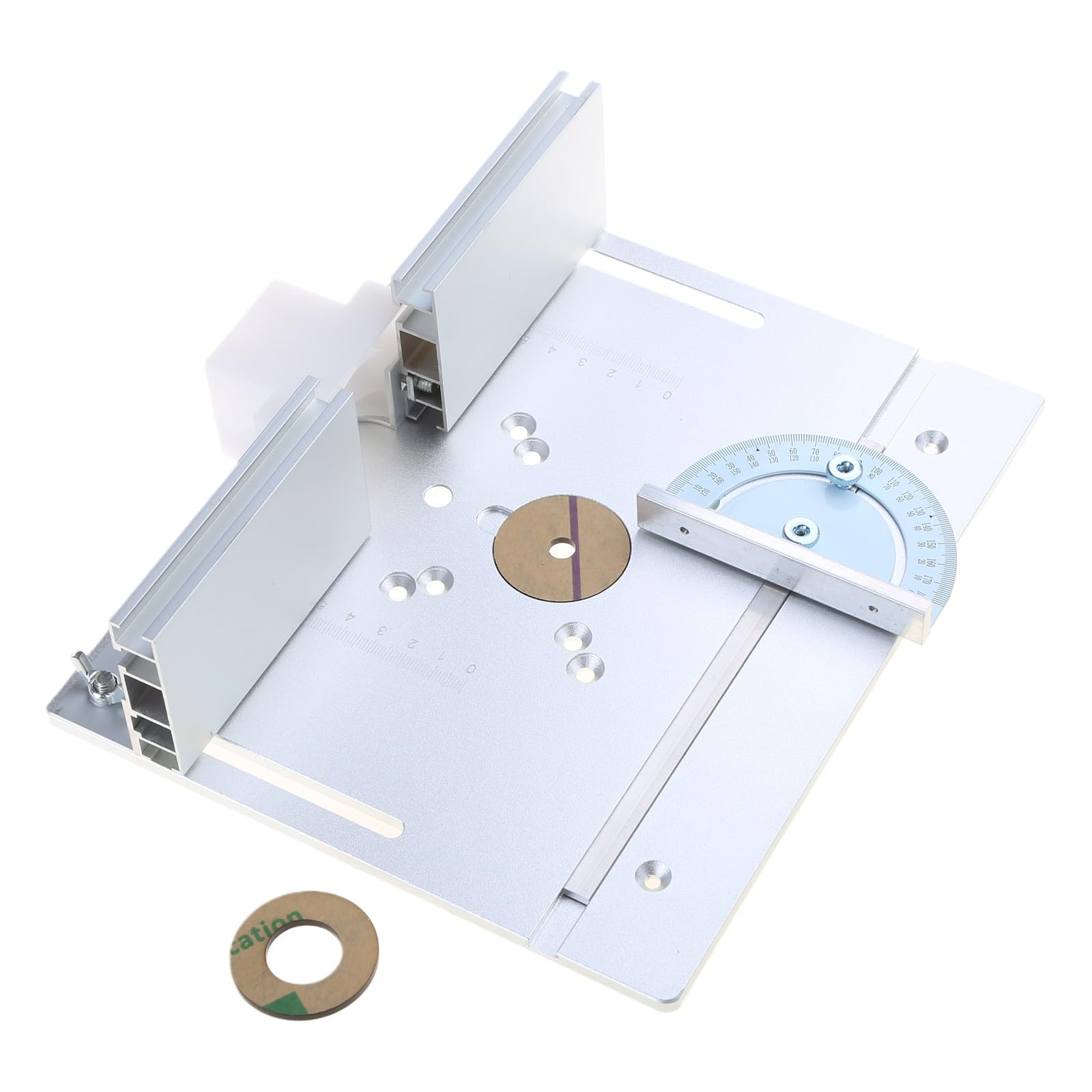 Multifunction Aluminium Router Table Insert Plate Woodworking Electric Wood Router Plate for Working Benches Table Insert Aluminum