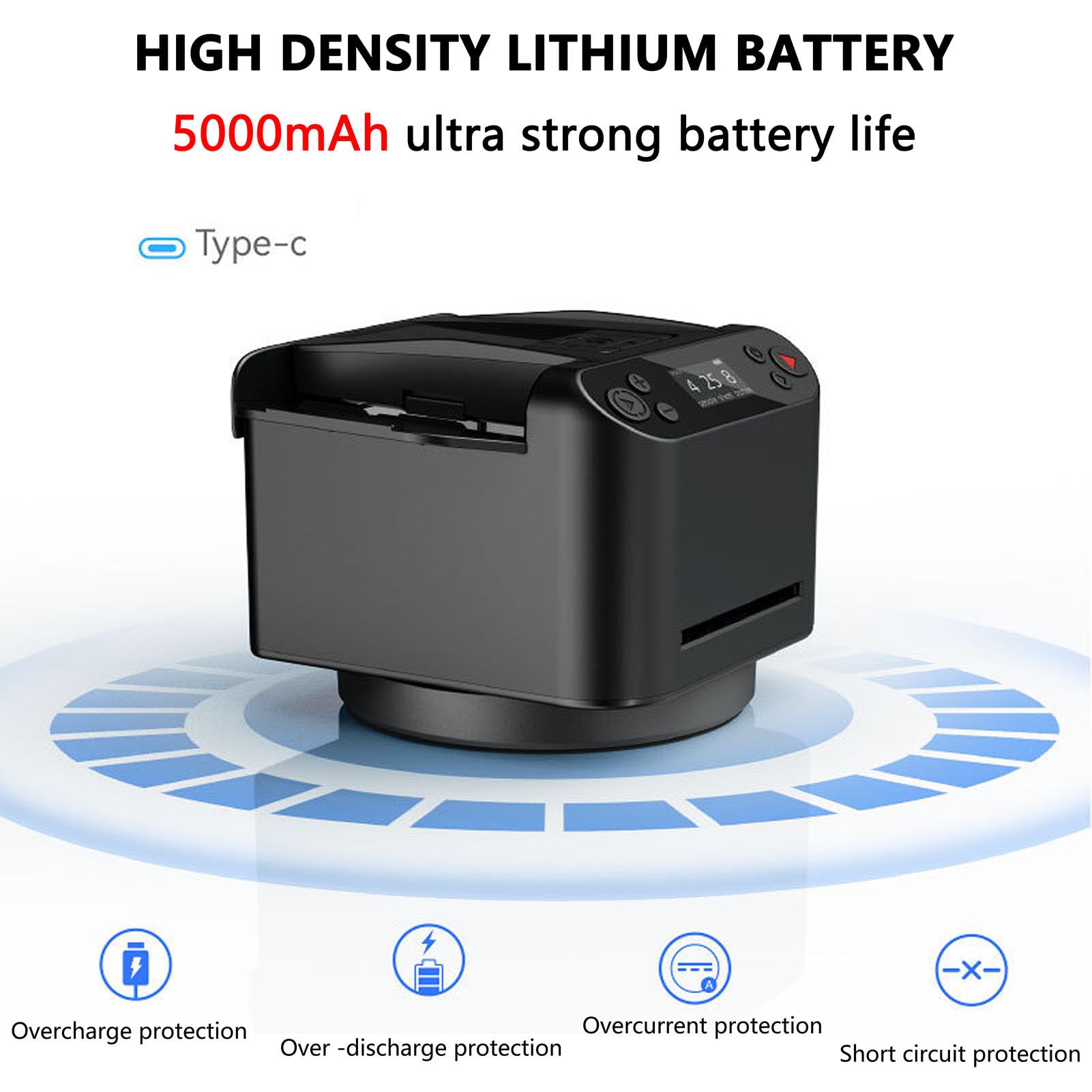 Mescolatore Automatico Di Carte E Mazziere 2 In 1, Mazziere Di Carte Con Rotazione A 360°, Distributore Di Carte Da Gioco, Con 4 Pulsanti Del Mazziere Wireless, Per Gioco Da 2-8 Persone(Color:nero)
