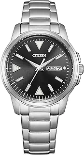 [CITIZEN] 腕時計 CITIZEN COLLECTION BM8180-62E (シンプル/光発電エコ・ドライブ/防水) メンズ 曜日 日付 夜光 ビジネス ブラック シルバー 黒