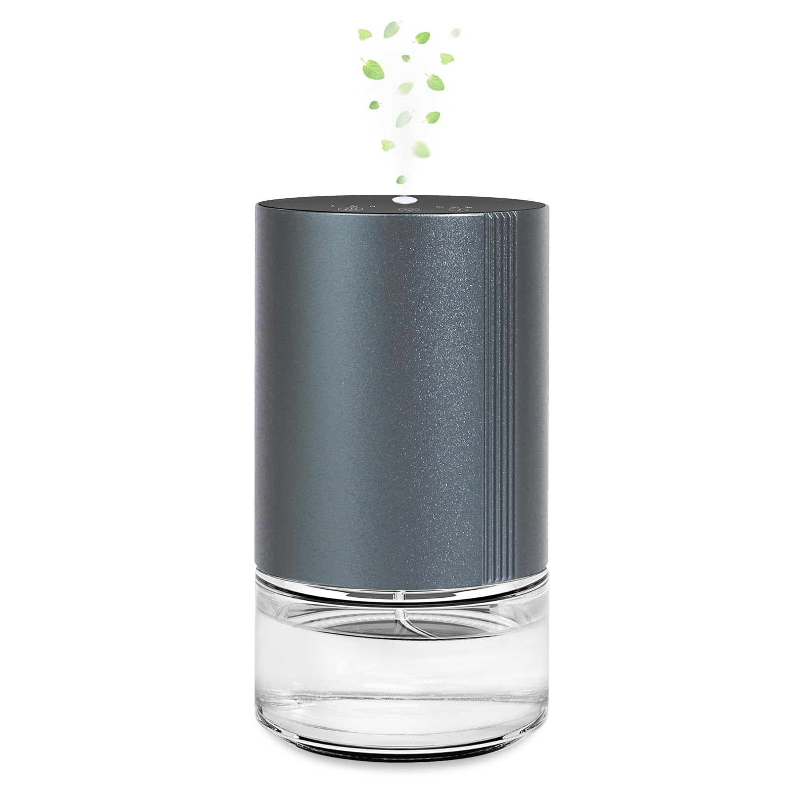 Difusor de aceite esencial, difusores de aroma sin agua para el hogar, humidificador atomizador de capacidad de 100 ml, máquina ambientadora recargable con luz ambiental de 7 colores para