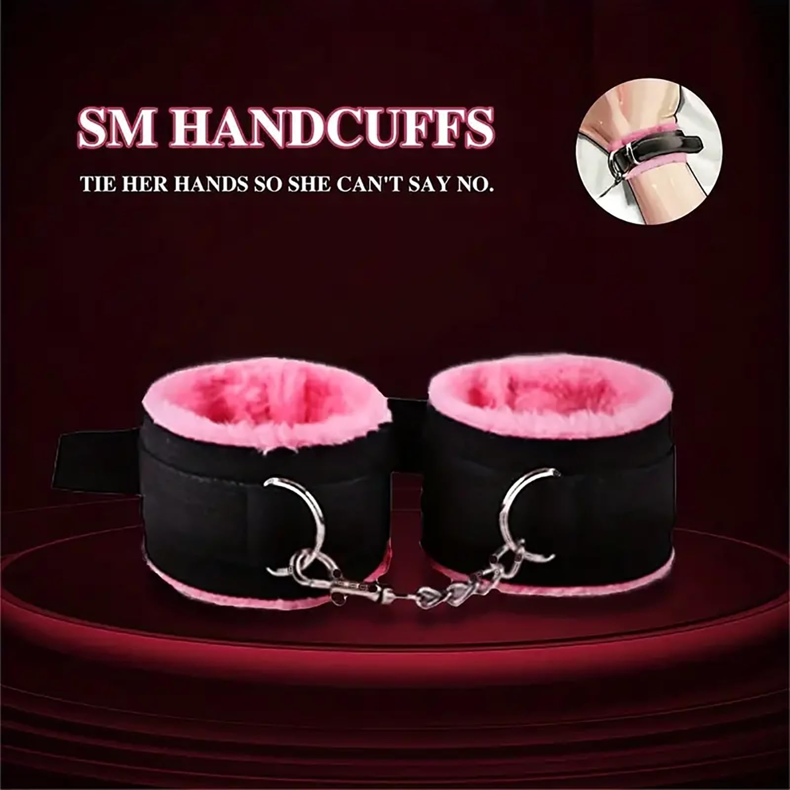 Bondage Set con 47 Piezas Juego De Cama SM Bondage Sexual Extremadamente Erótico Juego De Fetiche con Esposas Tobillo Tapón Anal Látigo Mordaza De Bola Venda Para Los Ojos Para Mujeres Y Hombres